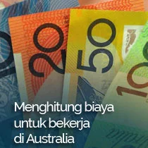 Menghitung biaya untuk bekerja di Australia