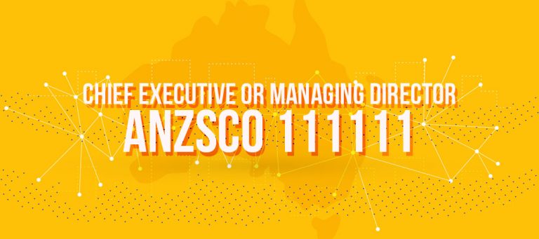 ANZSCO 111111 - Chief Executive or Managing Director