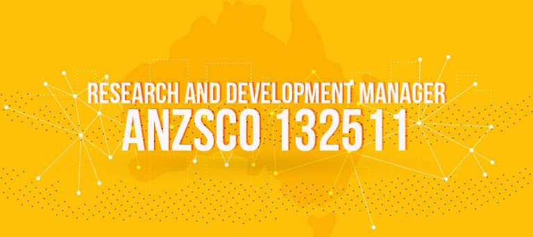 ANZSCO 132511 - Research and Development Manager